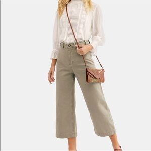 Free People Wide Leg Crop Pants